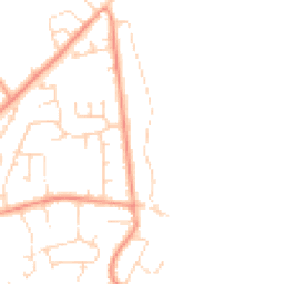 Daytime road noise heatmap for PE24 5QT