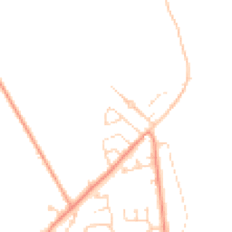 Daytime road noise heatmap for PE24 5RE