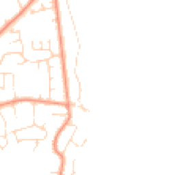 Daytime road noise heatmap for PE24 5TA
