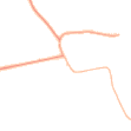 Daytime road noise heatmap for PE24 5XJ