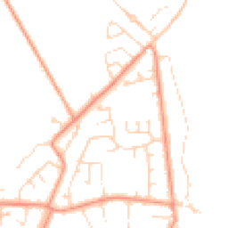 Daytime road noise heatmap for PE24 5YS
