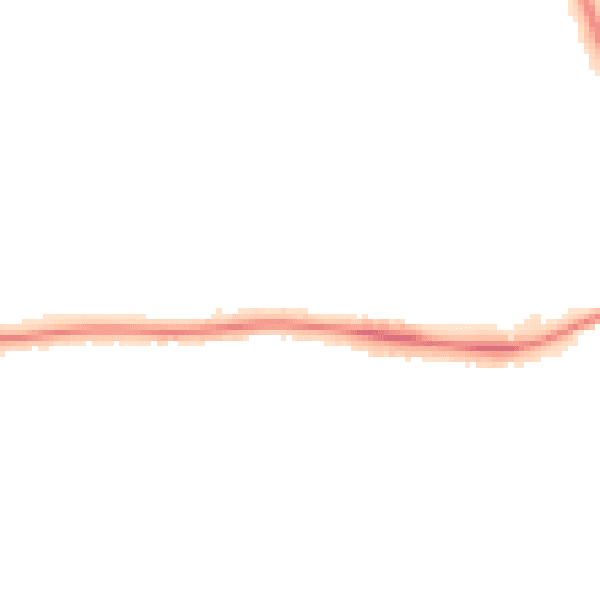 Night-time road noise heatmap for PE3 6AP