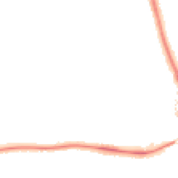 Night-time road noise heatmap for PE3 6AX