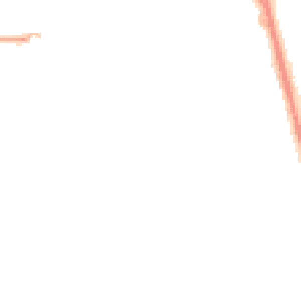 Night-time road noise heatmap for PE3 6EY