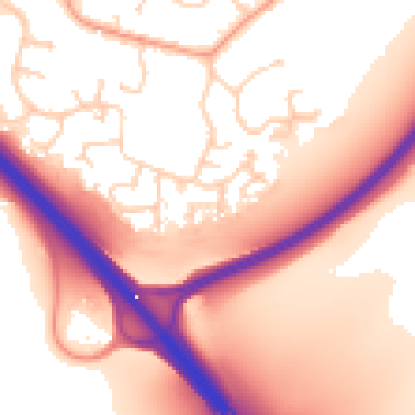 Daytime road noise heatmap for PE3 6SJ