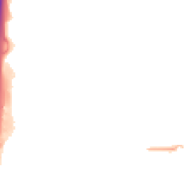 Night-time road noise heatmap for PE3 7BG