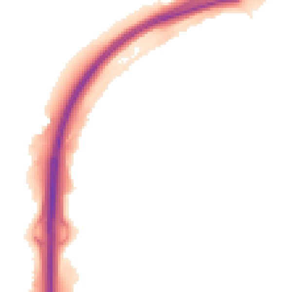 Night-time road noise heatmap for PE3 7LG