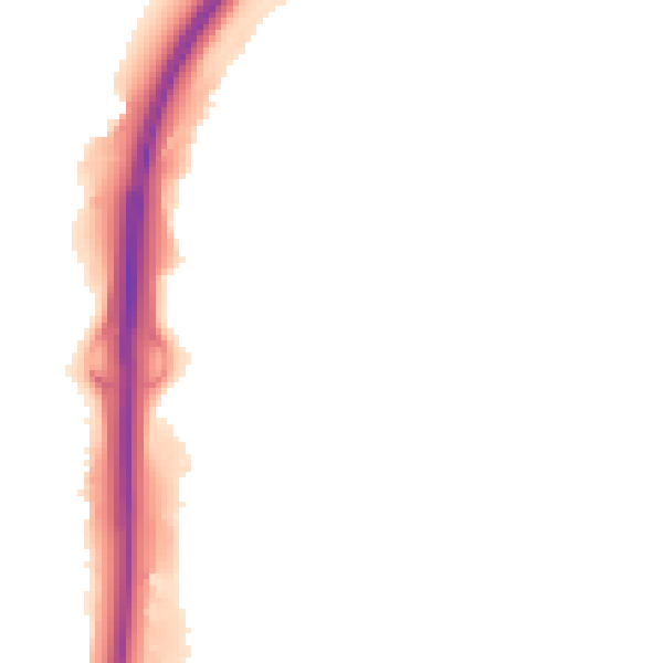 Night-time road noise heatmap for PE3 7LH