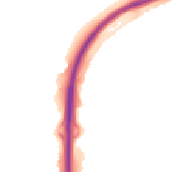 Night-time road noise heatmap for PE3 7LW