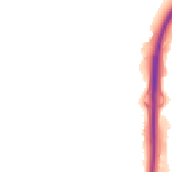 Night-time road noise heatmap for PE3 8AA