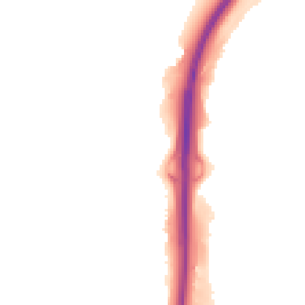 Night-time road noise heatmap for PE3 8AS