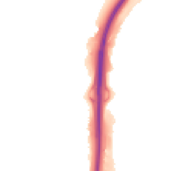 Night-time road noise heatmap for PE3 8AU
