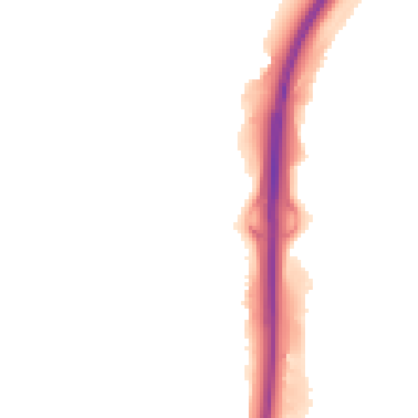 Night-time road noise heatmap for PE3 8AX