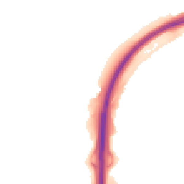 Night-time road noise heatmap for PE3 8DH