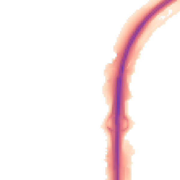 Night-time road noise heatmap for PE3 8EF