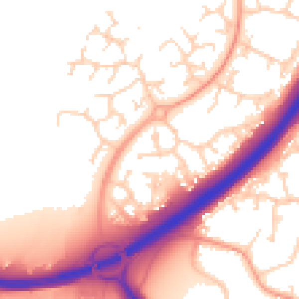 Daytime road noise heatmap for PE3 9AE