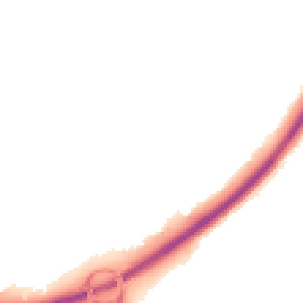 Night-time road noise heatmap for PE3 9AF