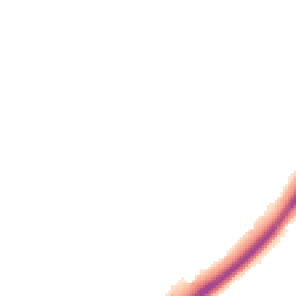 Night-time road noise heatmap for PE3 9AW