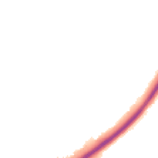 Night-time road noise heatmap for PE3 9BX