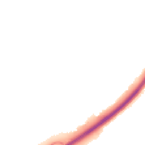 Night-time road noise heatmap for PE3 9BY