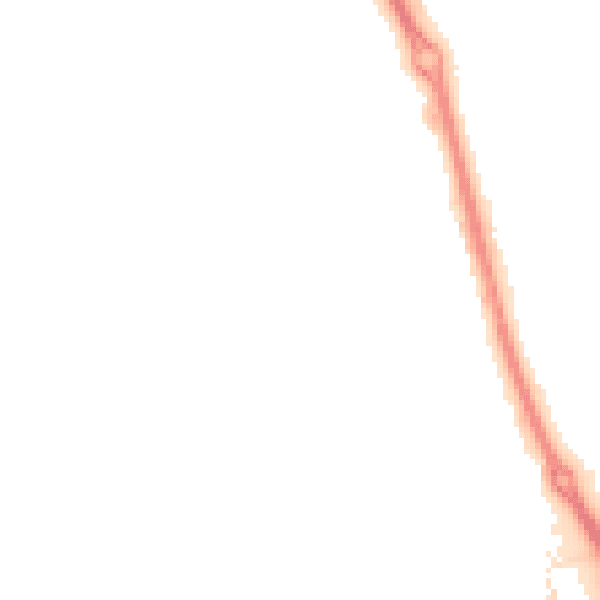 Night-time road noise heatmap for PE3 9EH