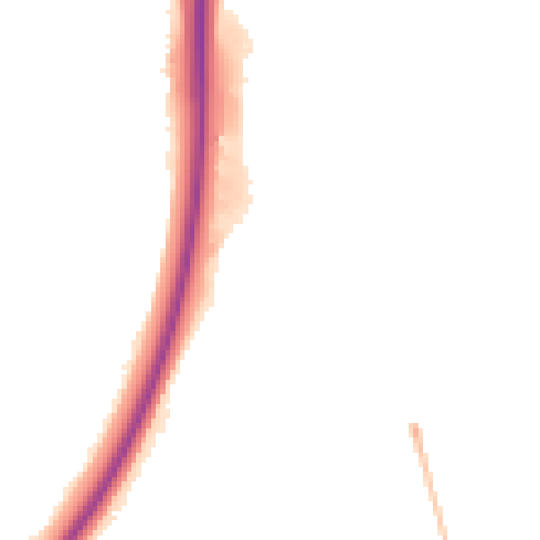 Night-time road noise heatmap for PE3 9GX