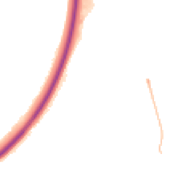 Night-time road noise heatmap for PE3 9PS