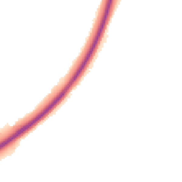 Night-time road noise heatmap for PE3 9QQ