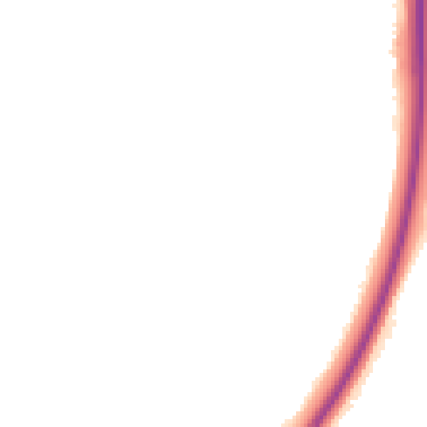 Night-time road noise heatmap for PE3 9TF