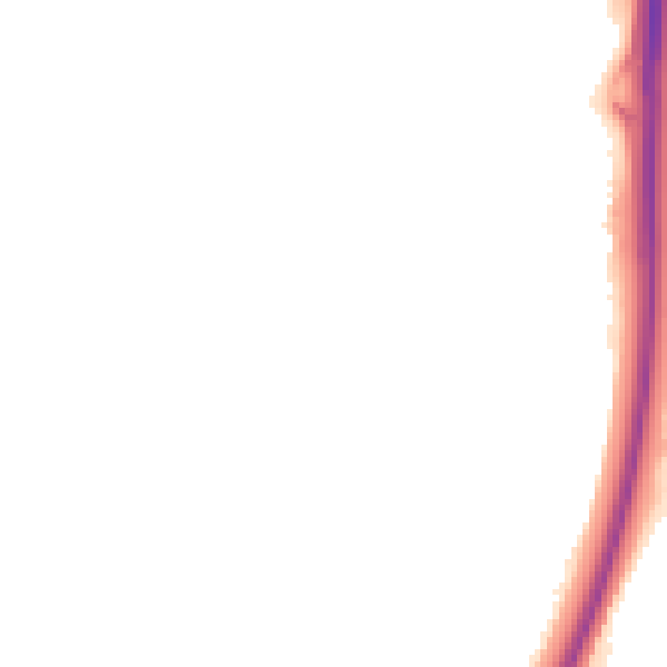 Night-time road noise heatmap for PE3 9YA