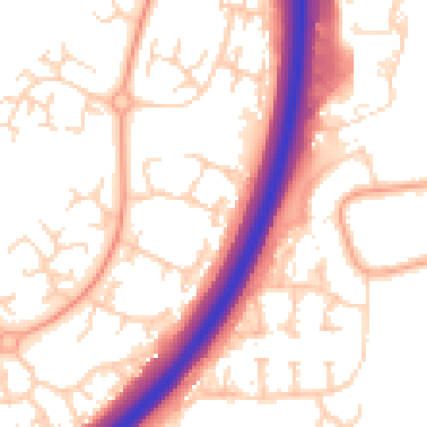 Daytime road noise heatmap for PE3 9YL