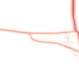 Daytime road noise heatmap for PE32 1AD