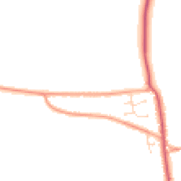 Daytime road noise heatmap for PE32 1AE