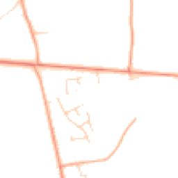 Daytime road noise heatmap for PE32 1AJ