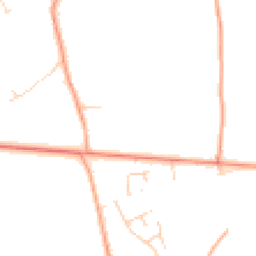Daytime road noise heatmap for PE32 1AN