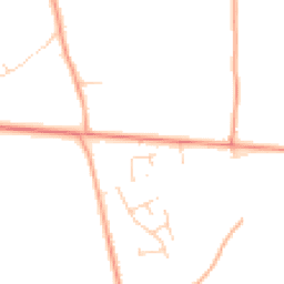 Daytime road noise heatmap for PE32 1AQ