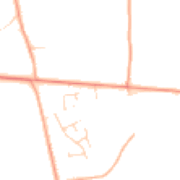 Daytime road noise heatmap for PE32 1AU