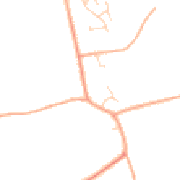 Daytime road noise heatmap for PE32 1BS