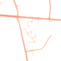 Daytime road noise heatmap for PE32 1DQ