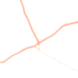 Daytime road noise heatmap for PE32 1FS