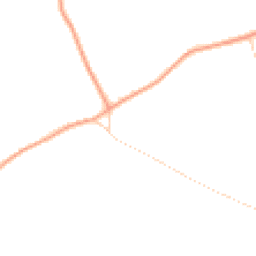 Daytime road noise heatmap for PE32 1FT