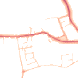 Daytime road noise heatmap for PE32 1GL