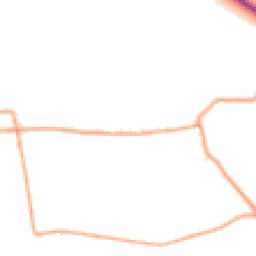 Daytime road noise heatmap for PE32 1JL