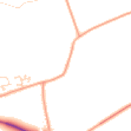 Daytime road noise heatmap for PE32 1LG