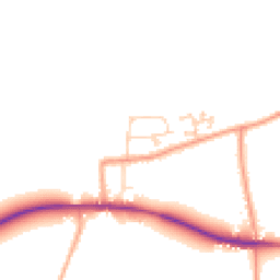 Daytime road noise heatmap for PE32 1NT