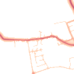 Daytime road noise heatmap for PE32 1QJ