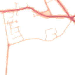 Daytime road noise heatmap for PE32 1QR