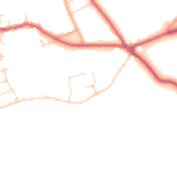 Daytime road noise heatmap for PE32 1RB