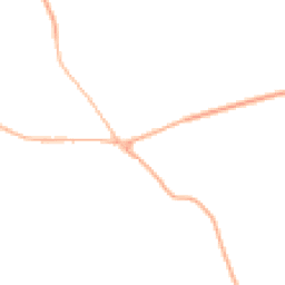 Night-time road noise heatmap for PE32 1TZ