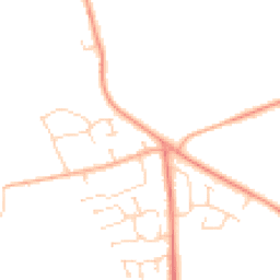 Daytime road noise heatmap for PE32 1UU